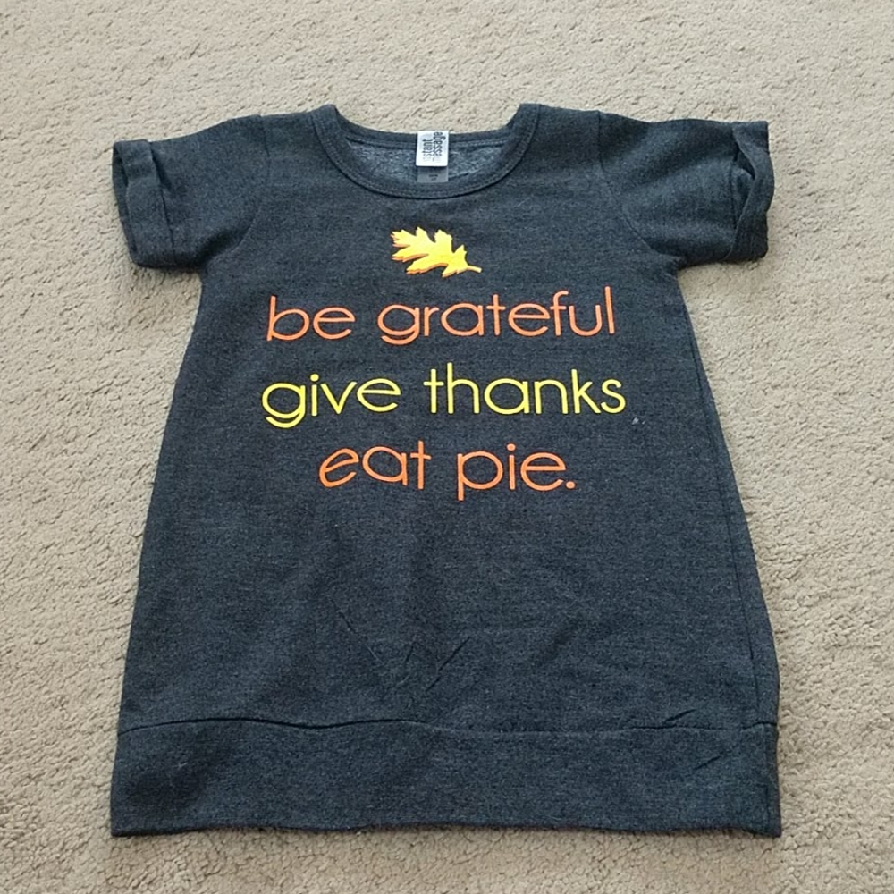 3t fall sweatshirt dress.